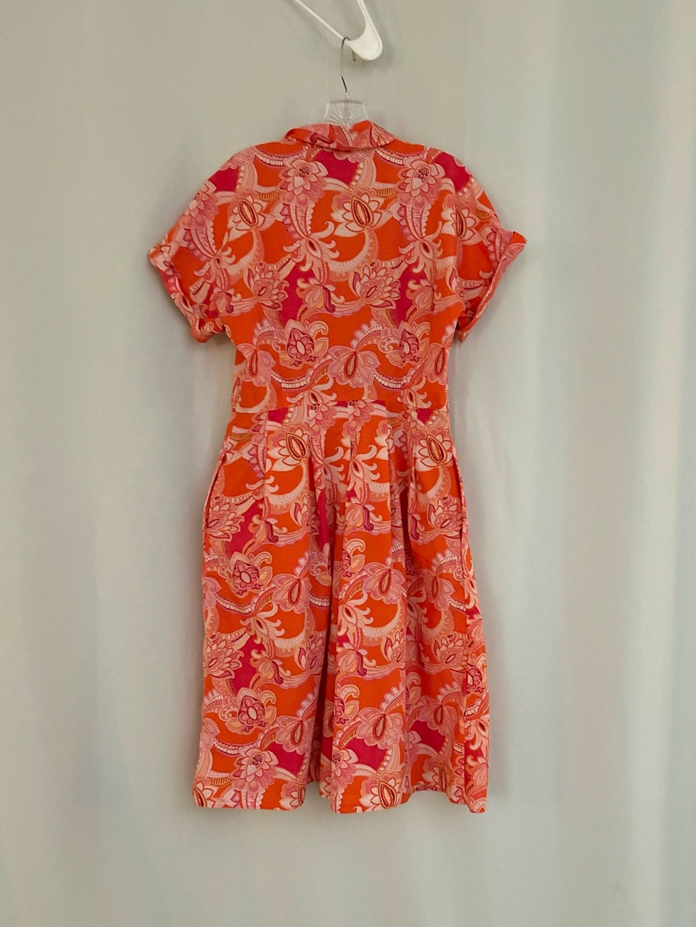 Talbots Vibrant Floral Shirt Dress - Picture 5 of 7